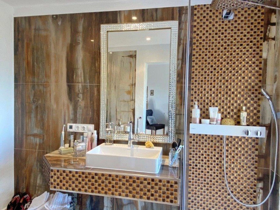 Bad Hauptschlafzimmer-Bath masterbedroom Penthousewohnung Calvi� / Peguera