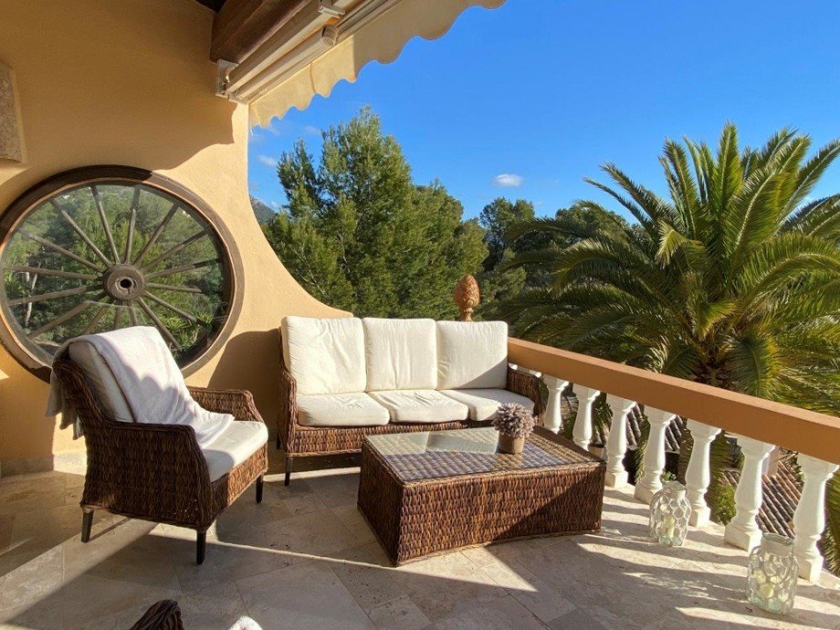 Terrasse-Terrace Penthousewohnung Calvi� / Peguera