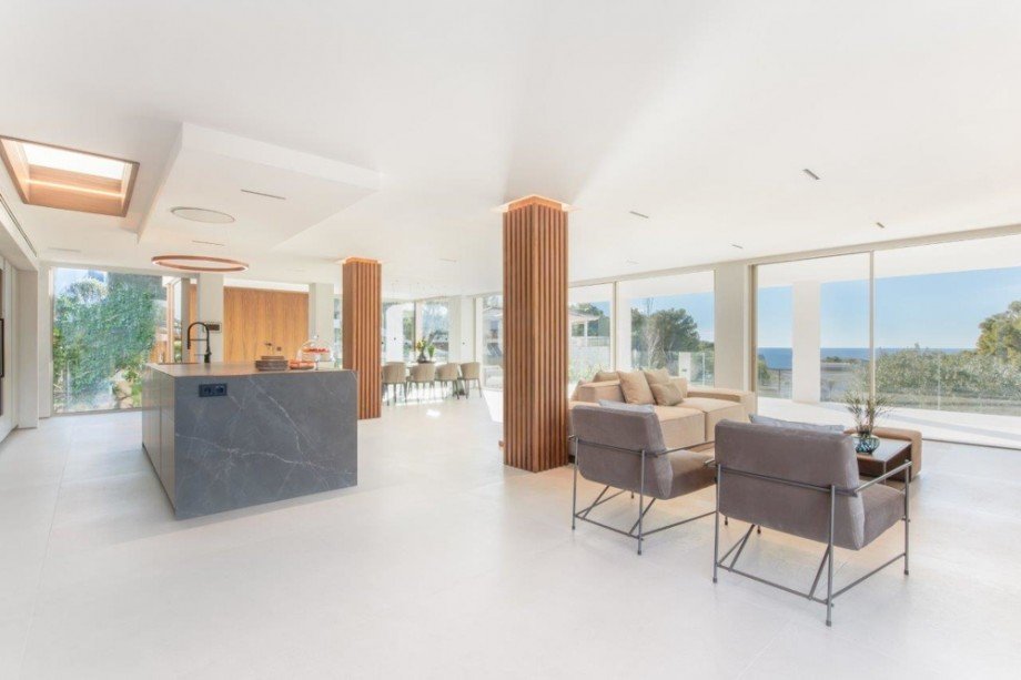 Wohnzimmer Villa Calvi� / Santa Pon�a