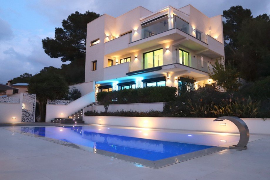 Abendd�mmerung Villa Portals Nous