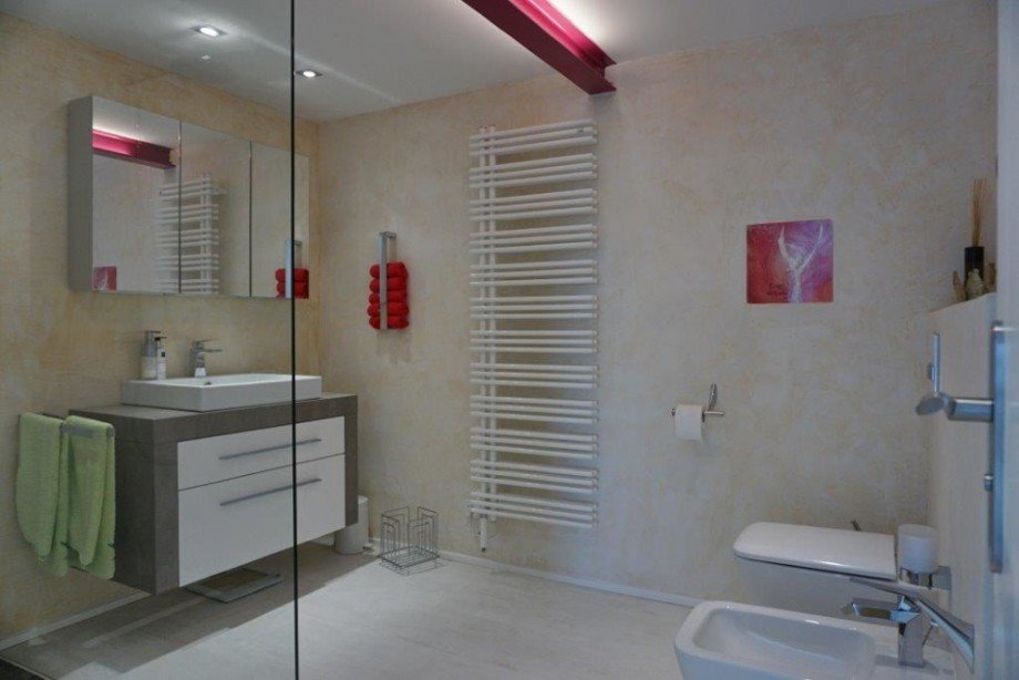 Bad oben Terrassenwohnung Cala Fornells