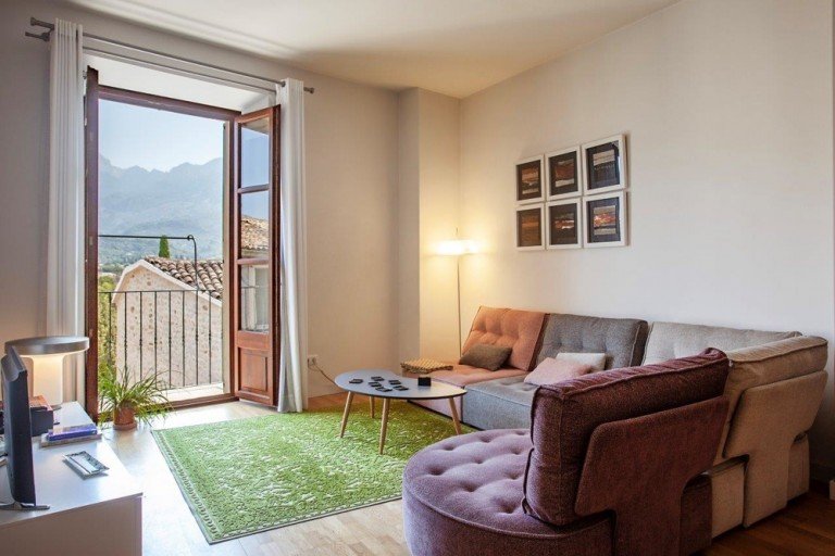 AS17 Soller Etagenwohnung Gro�z�gige Wohnung mit sch�nem Blick, modernem Wohnambiente und traditionellen Stil in Soller!
